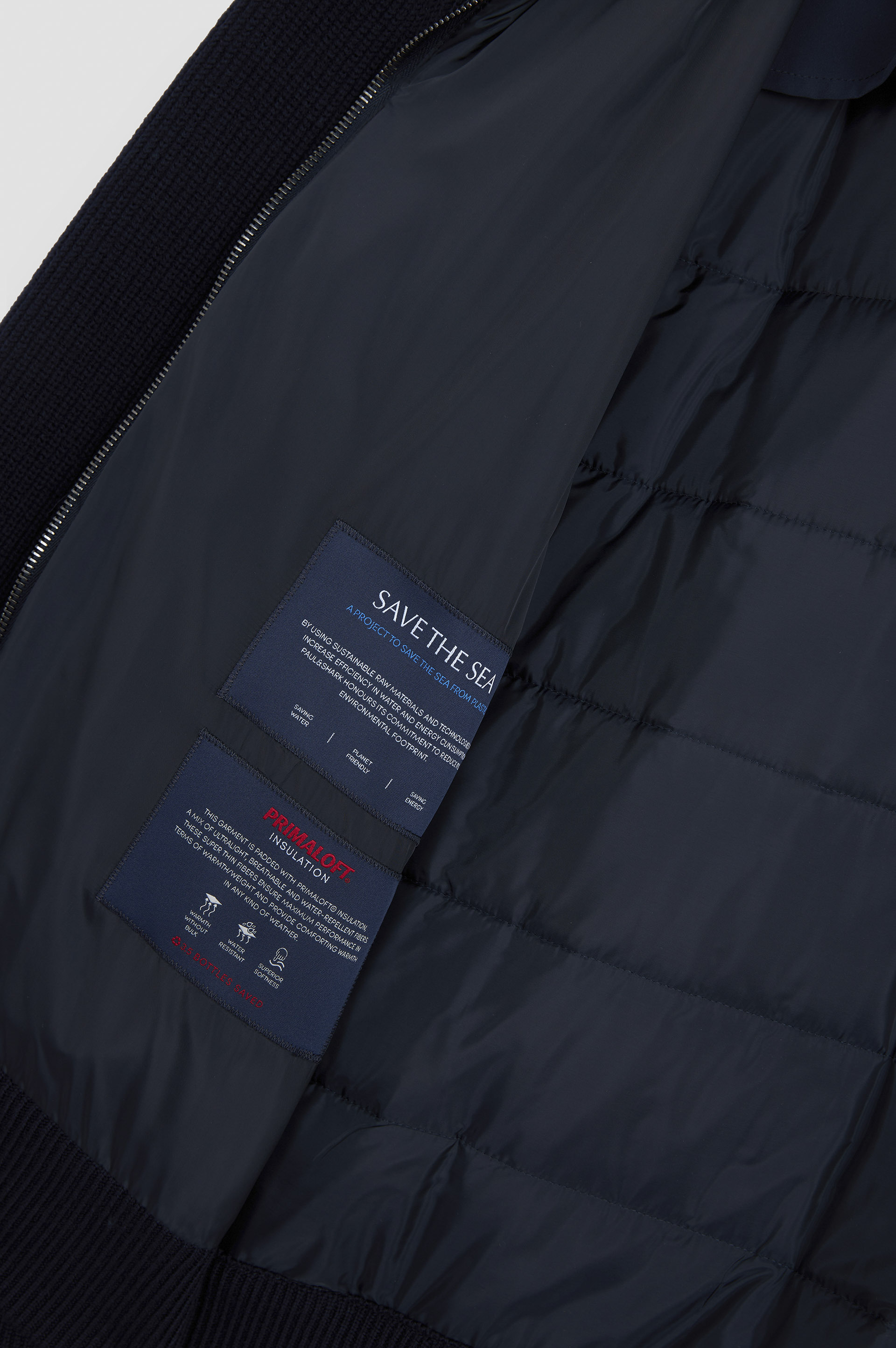 ZIP-UP CARDIGAN IN SOFT COOL TOUCH WOOL WITH TYPHOON® RE-4X4 STRETCH DETAILS - 6