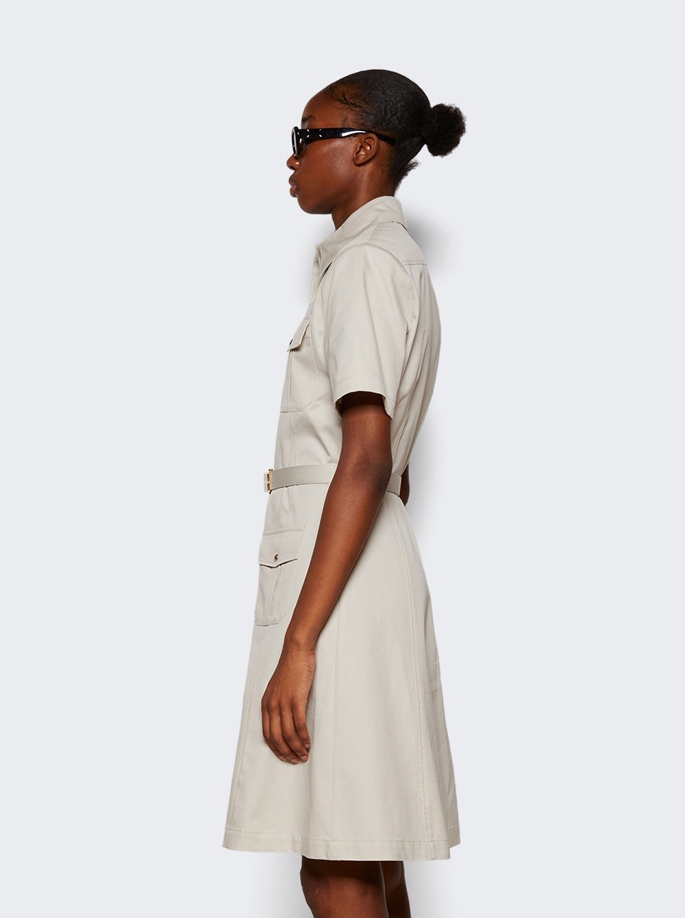 Crepe De Chine Dress Calce - 4