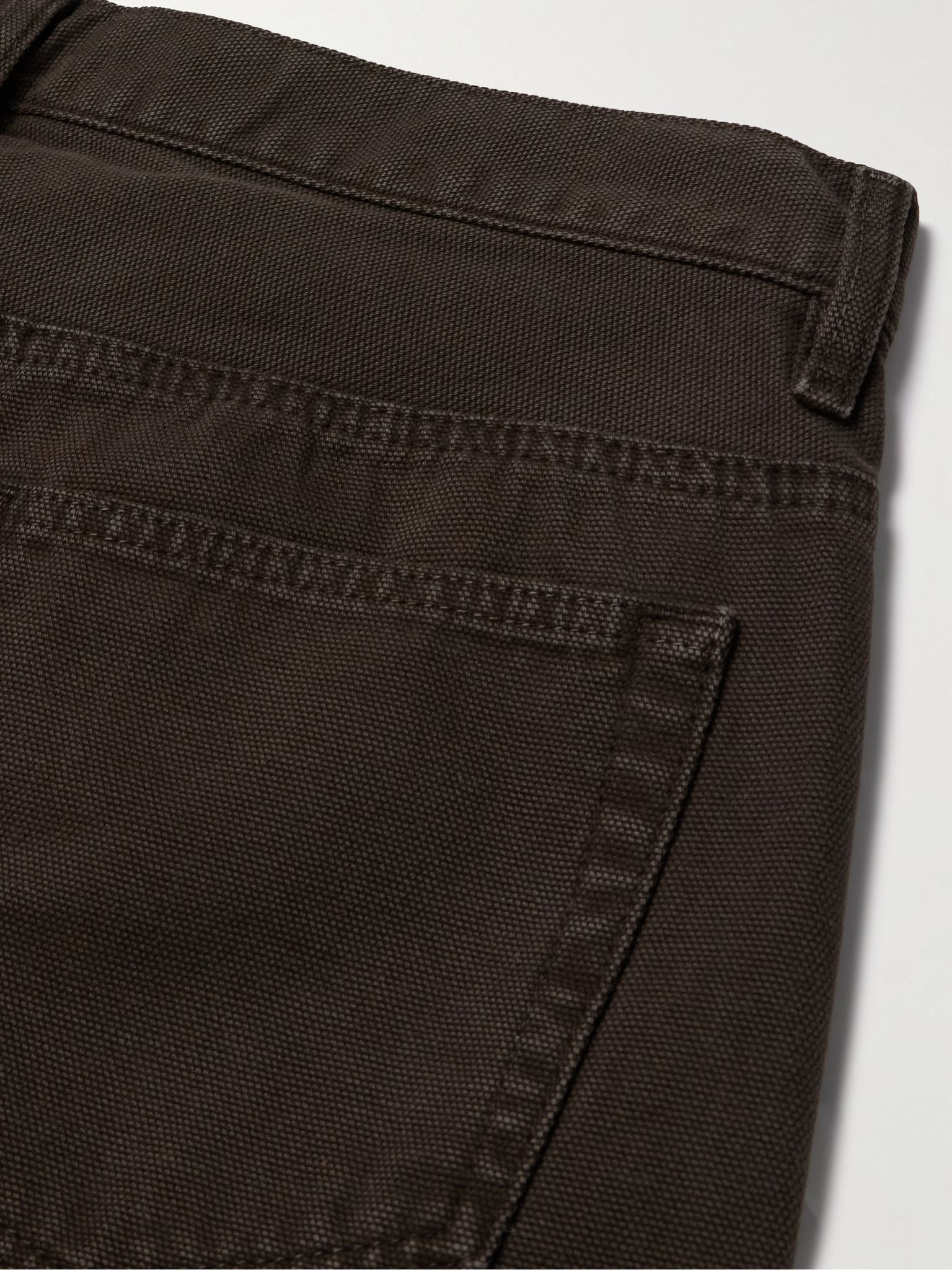 Straight-Leg Jeans Brown - 5