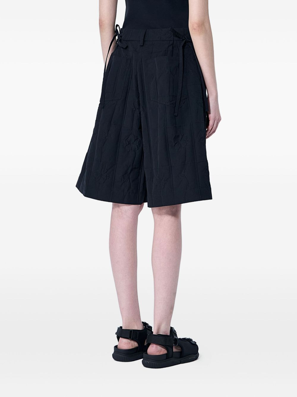 Annika quilted knee-length shorts - 4