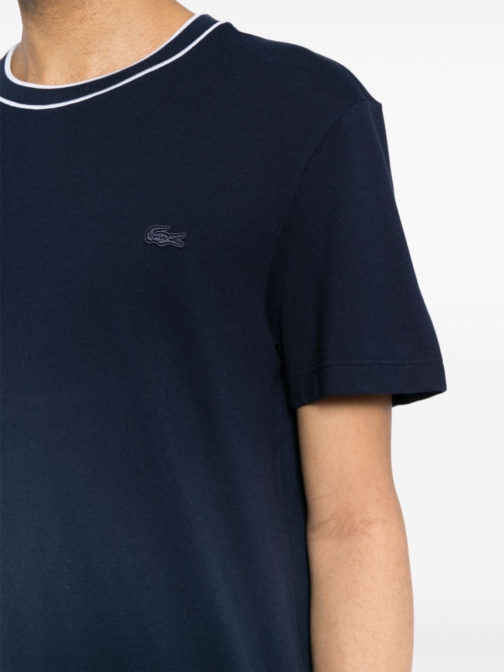 crocodile-appliquÃ© crew-neck T-shirt - 5