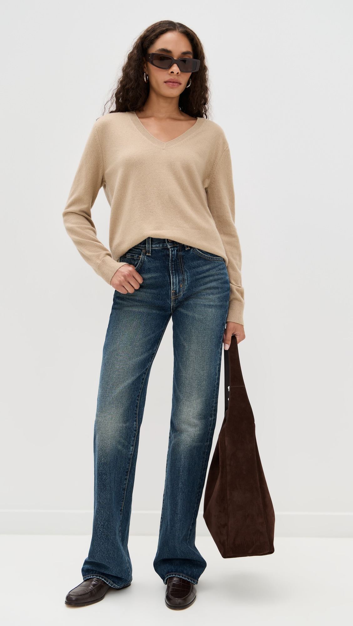 Weekend V Neck Cashmere Pullover - 4