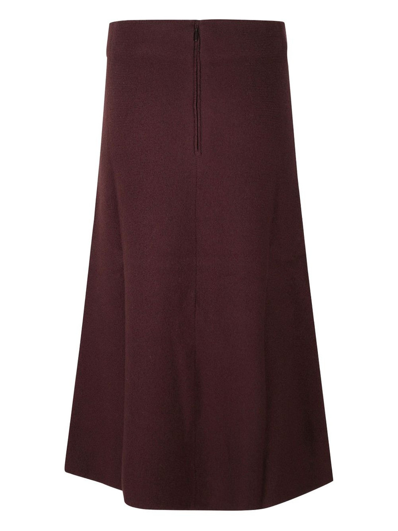 Jil Sander back-zip midi skirt outlook