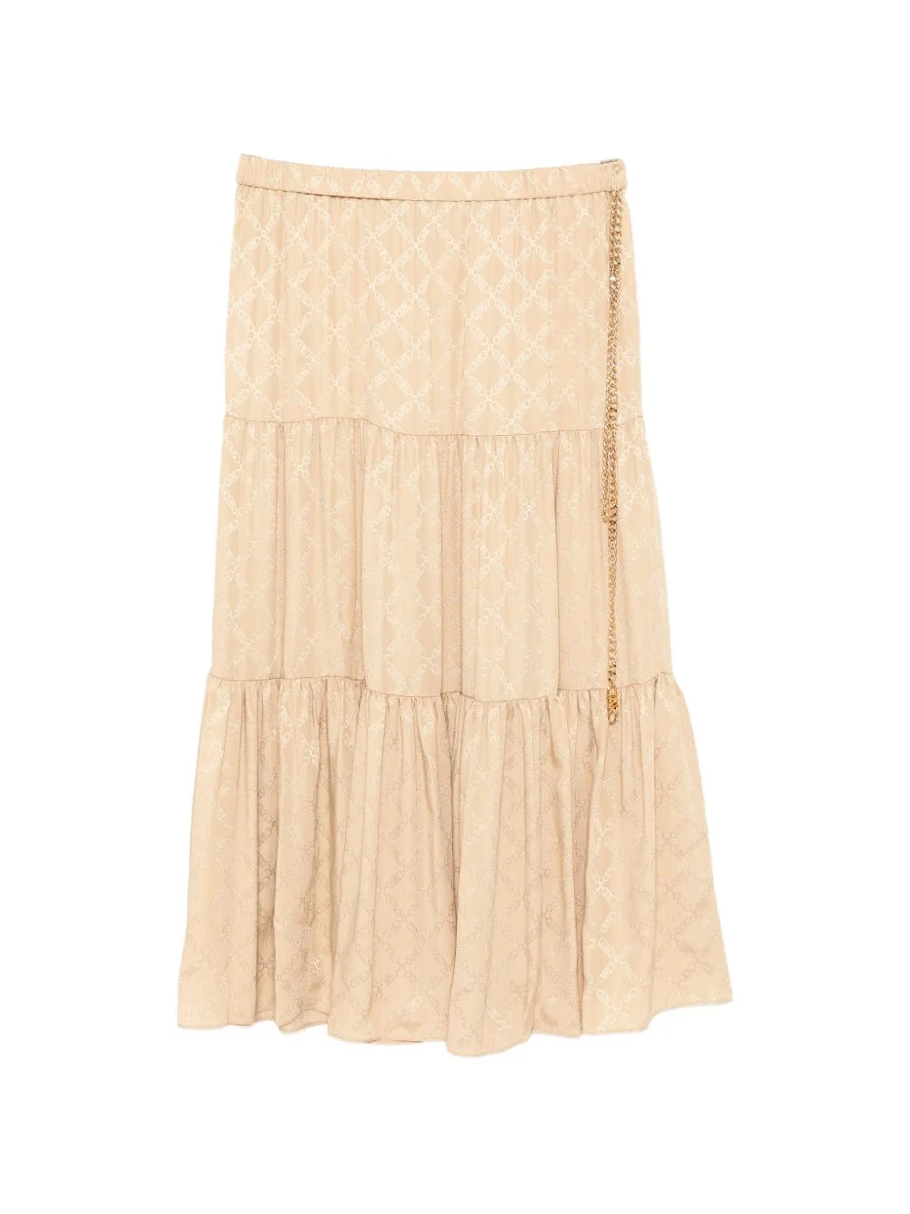 monogram maxi skirt - 1
