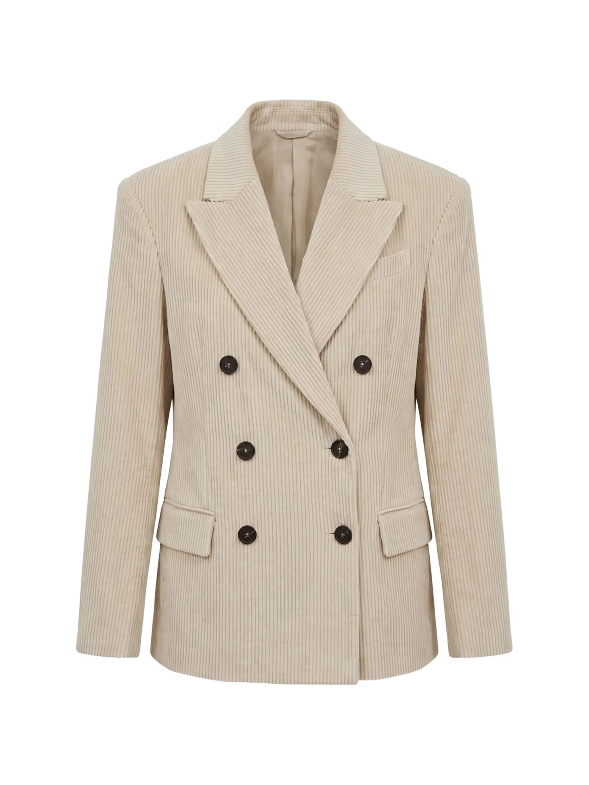 Brunello Cucinelli Double-breasted Corduroy Blazer - 1