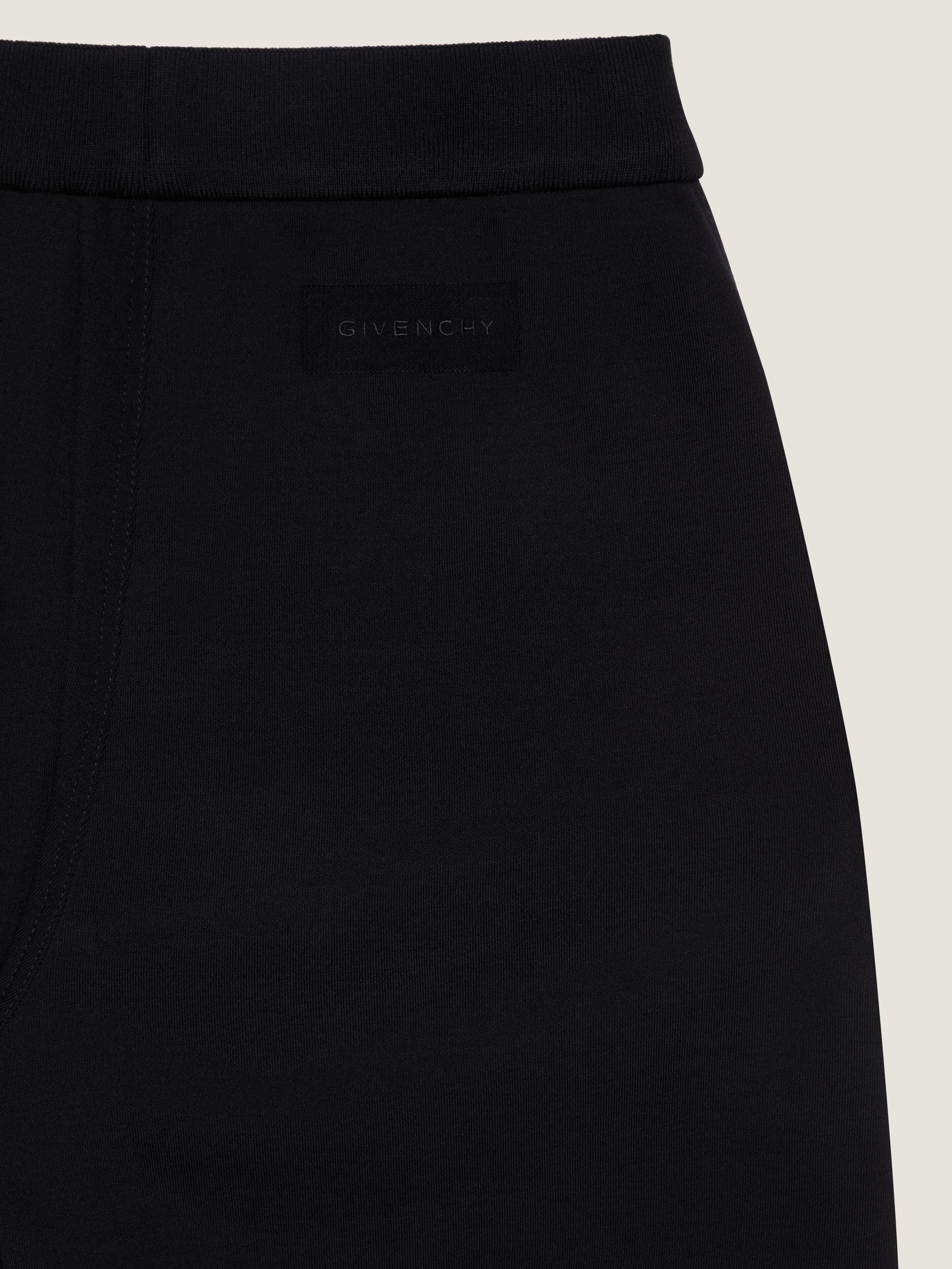 JOGGER PANTS IN LEATHER AND WOOL - 5