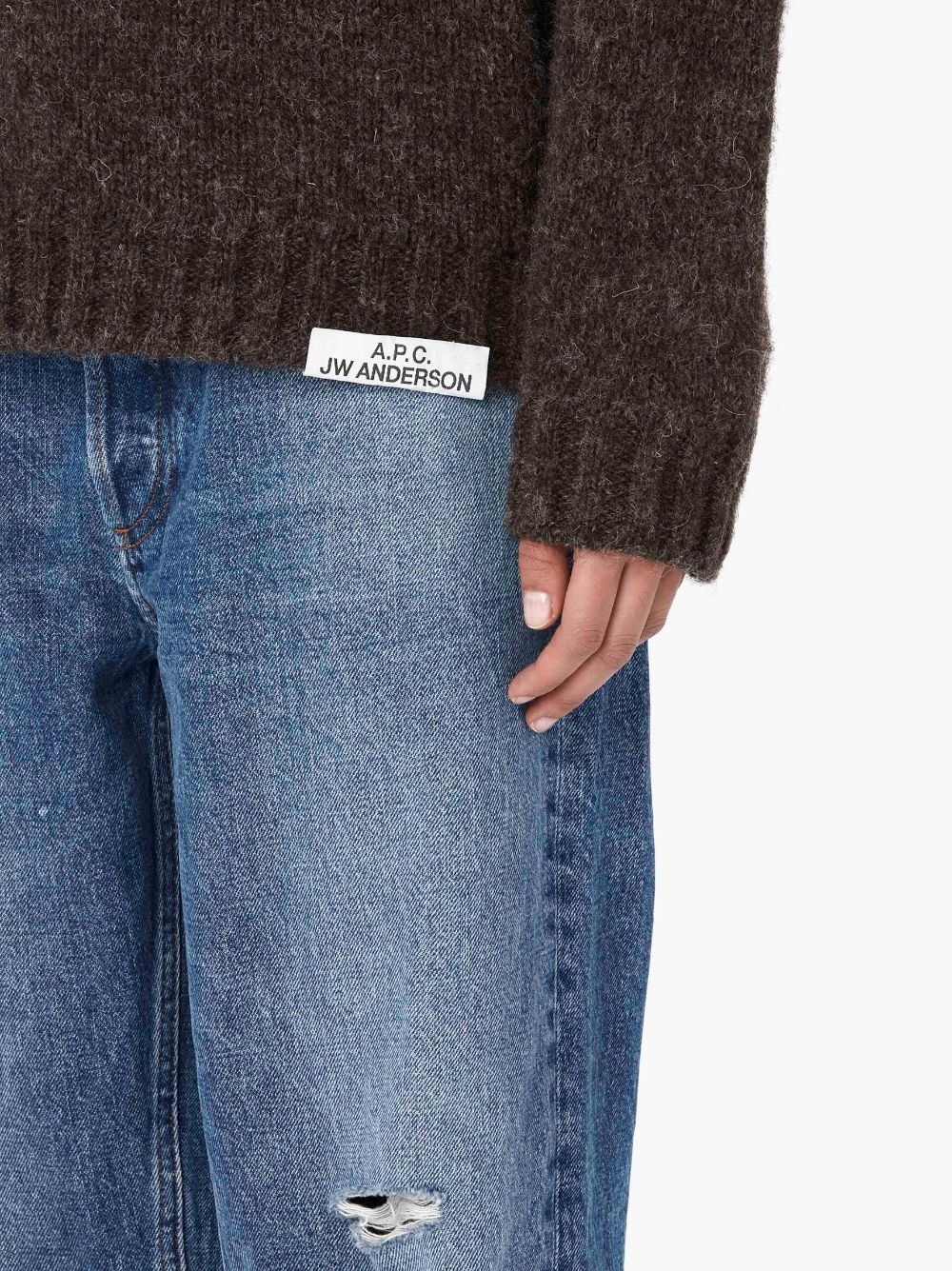 A.P.C. X JW ANDERSON - PULL ANGE - CREWNECK JUMPER - 5