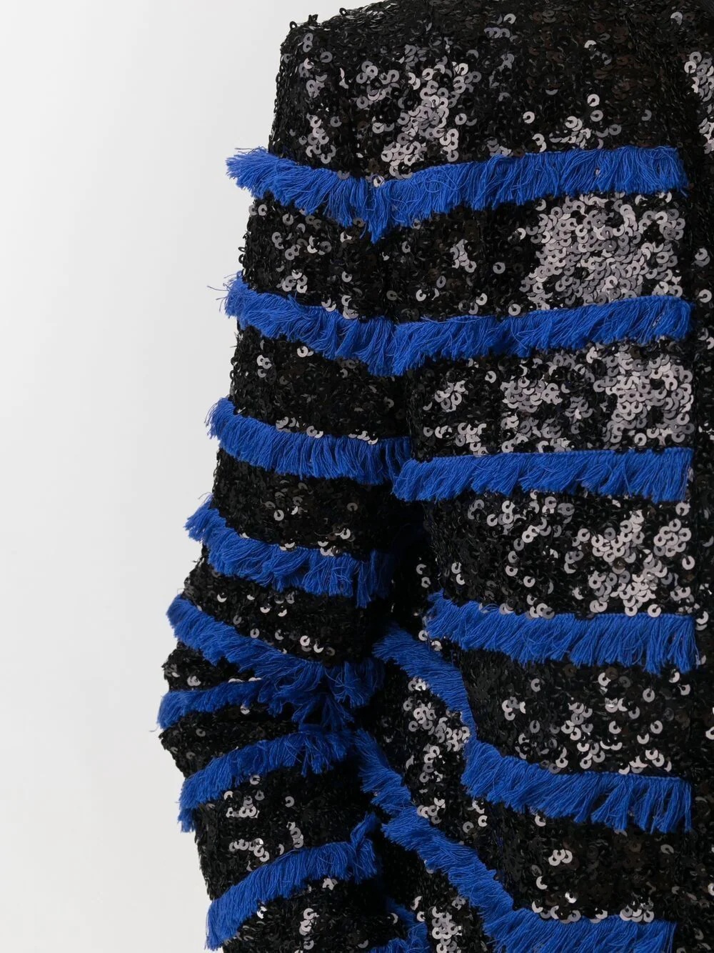 fringed sequinned jacket - 5