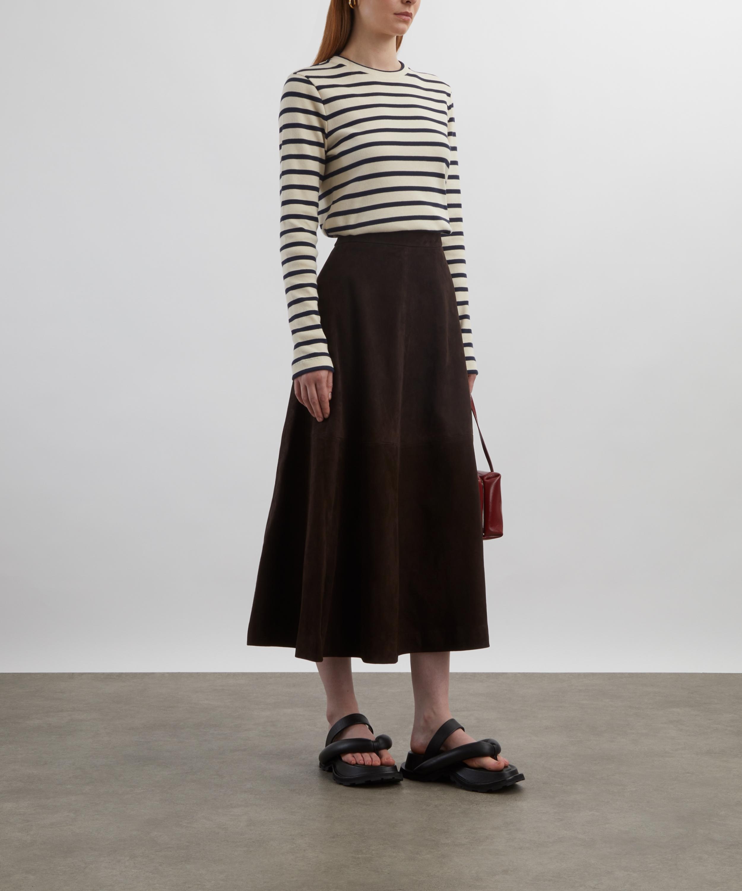 Long-Sleeve Striped Top - 2