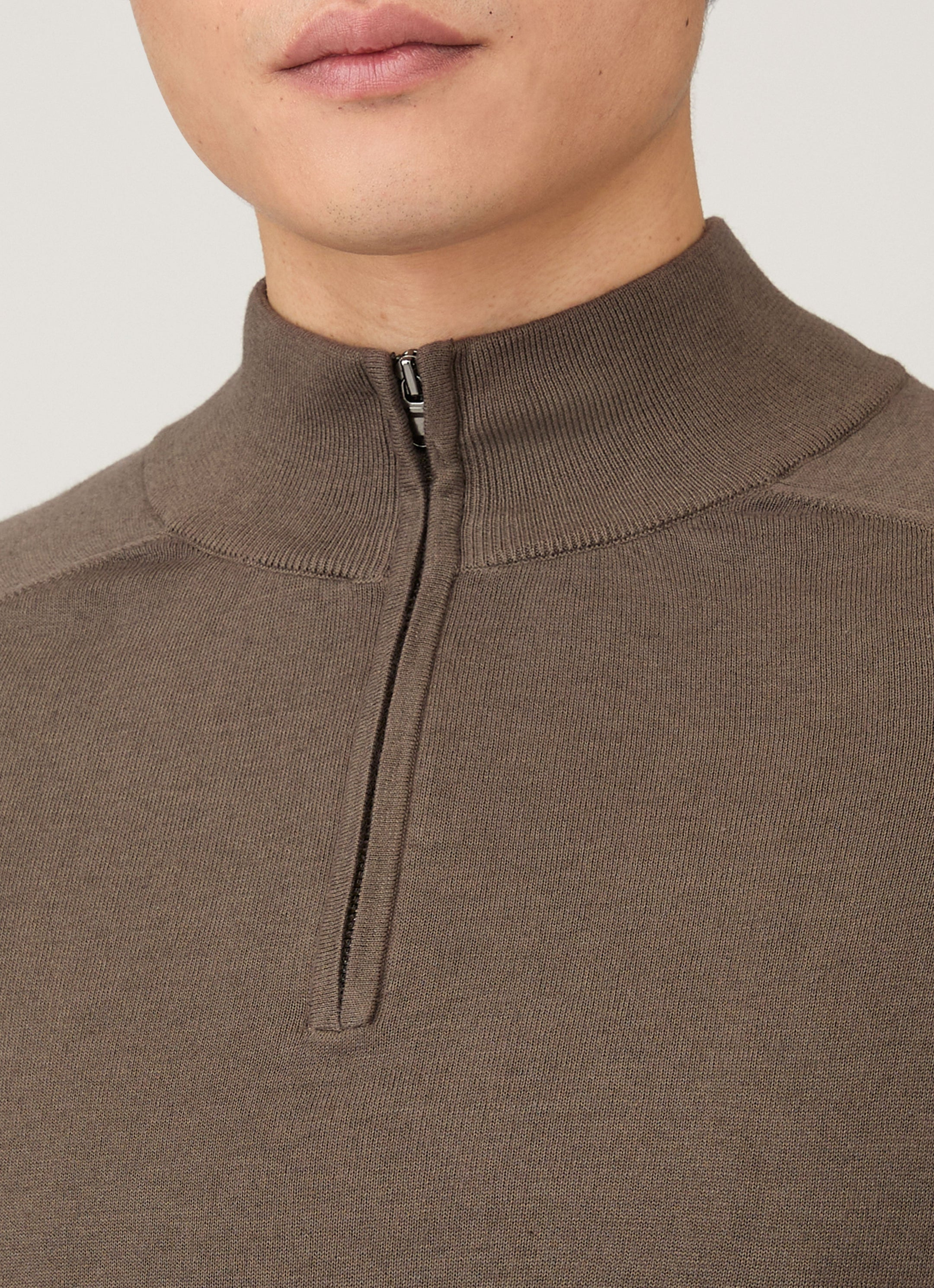 Sea Island Cashmere Half Zip - 6