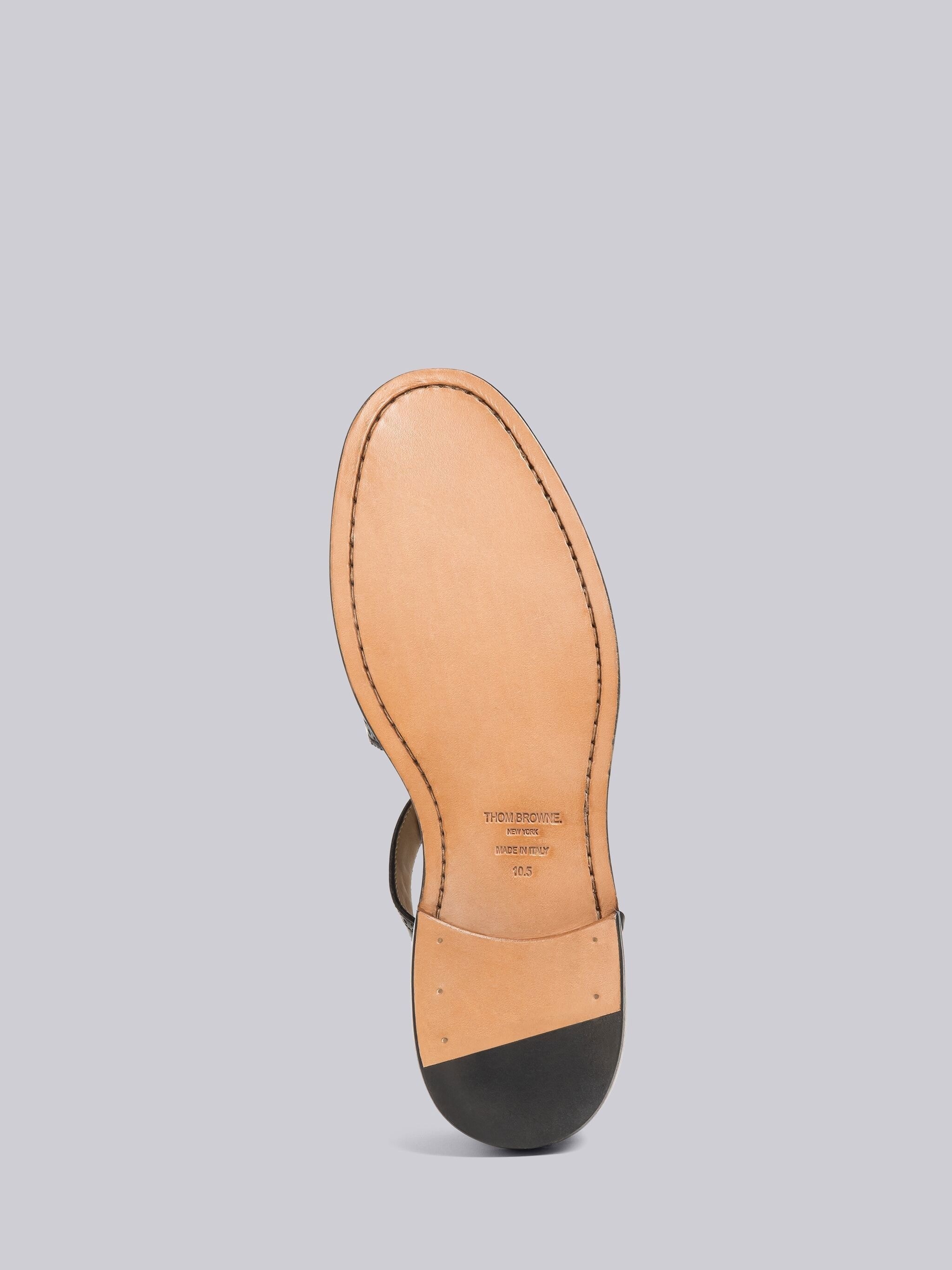 Vitello Calf Brogued Fisherman Sandal - 5