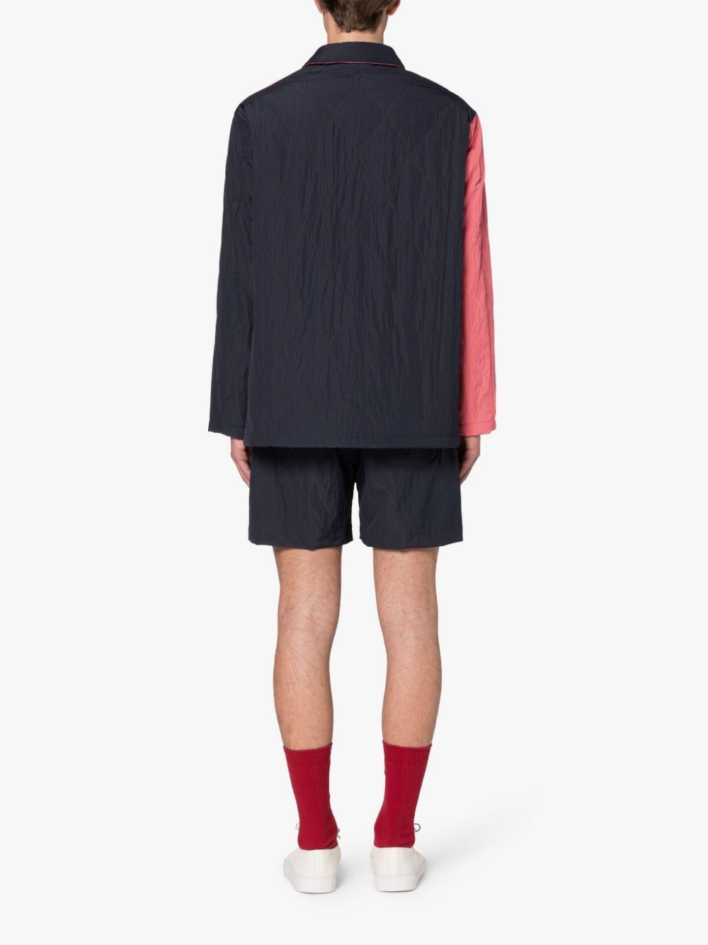 FUN TEEMING COLOR BLOCK COACH JACKET - 3