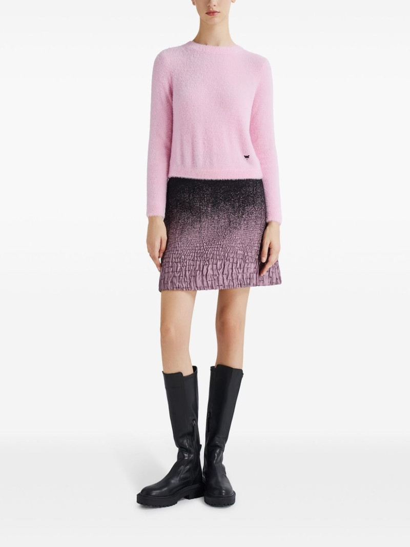 Ports 1961 gradient-effect crickled skirt outlook