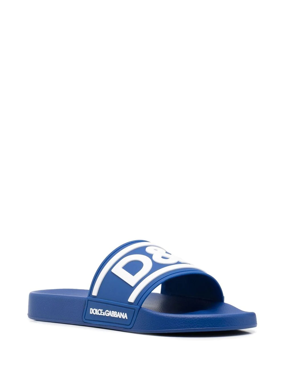 logo-print detail pool slides - 2