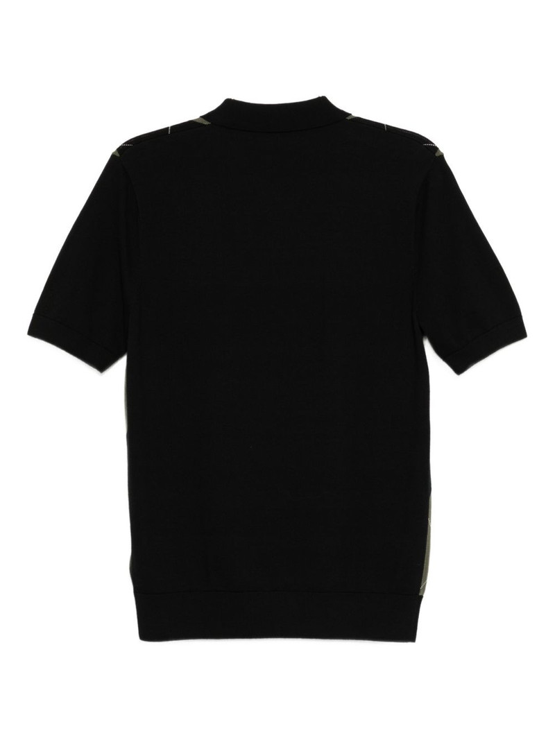 Fred Perry argyle-checked polo shirt outlook