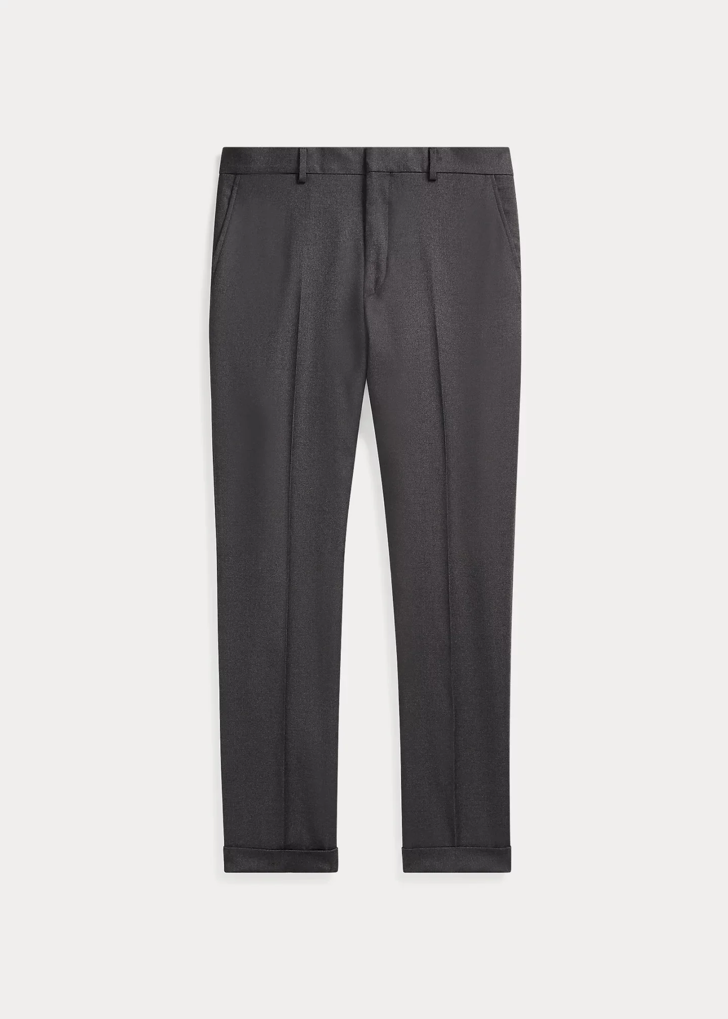 Slim Fit Wool Twill Trouser - 1