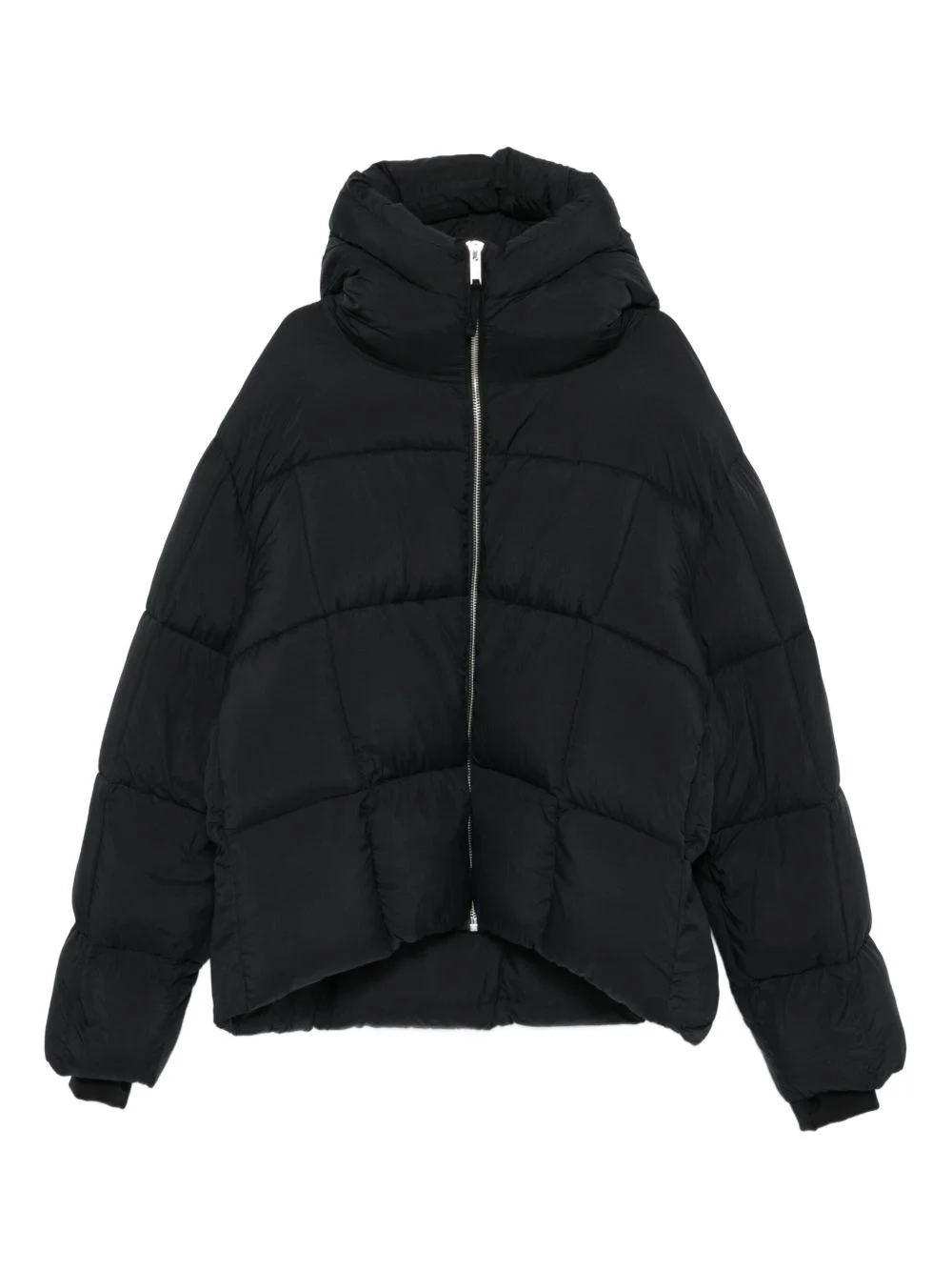 quilted hooded jacket - 1