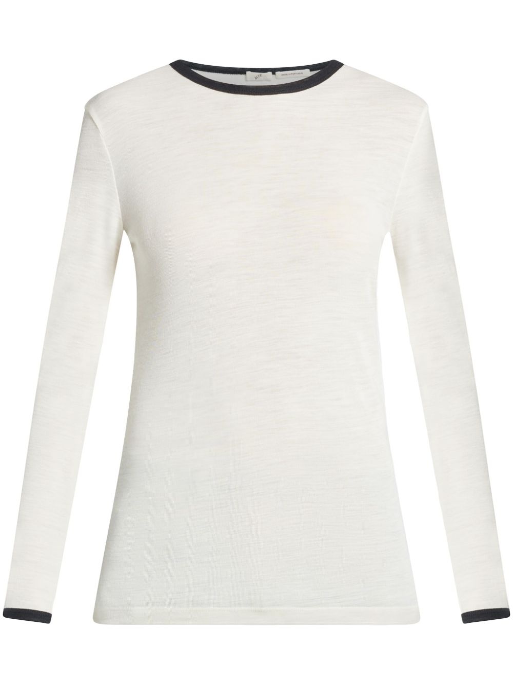 long-sleeve wool jumper - 1