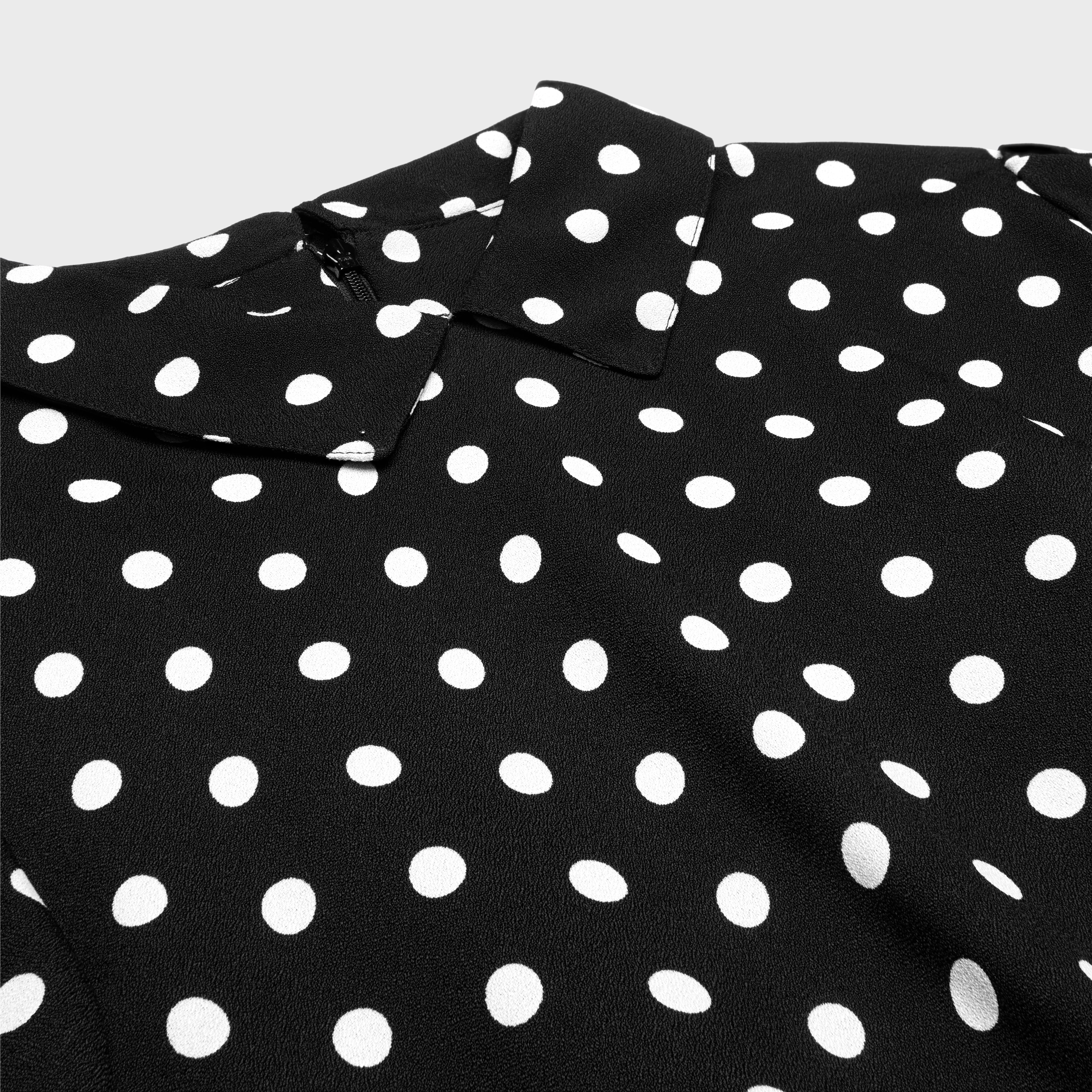 mini dress in viscose sablé - 3