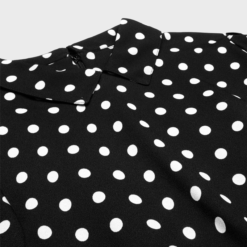 mini dress in viscose sablé 3