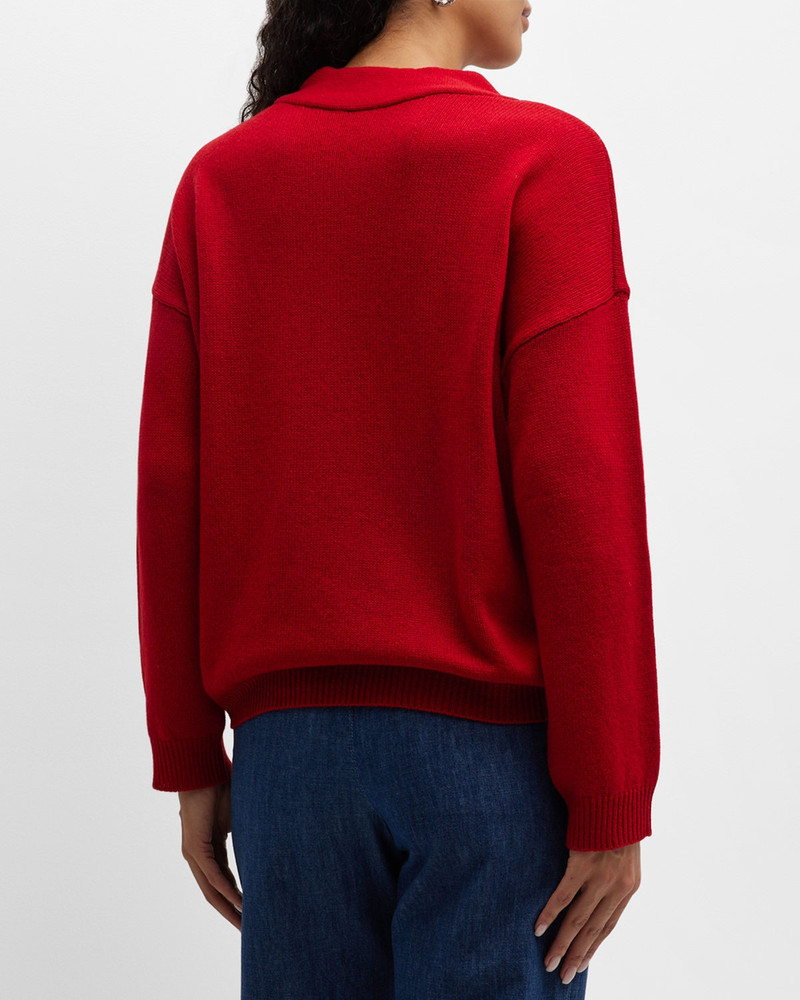 Valentino Cowl-Neck Cashmere Sweater outlook