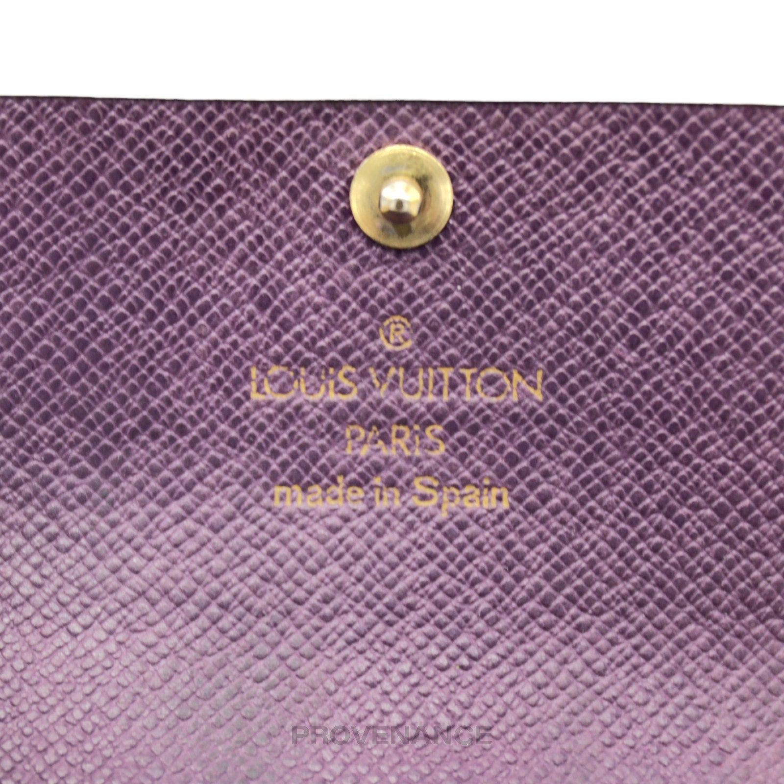 Louis Vuitton 6 Key Holder - Tassil Yellow Epi Leather - 6