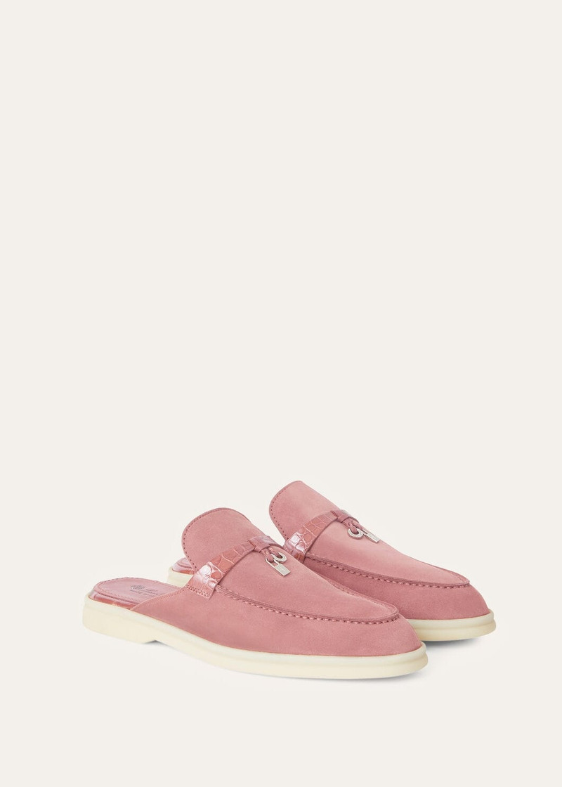 Loro Piana Charms Walk Babouche Loafers outlook