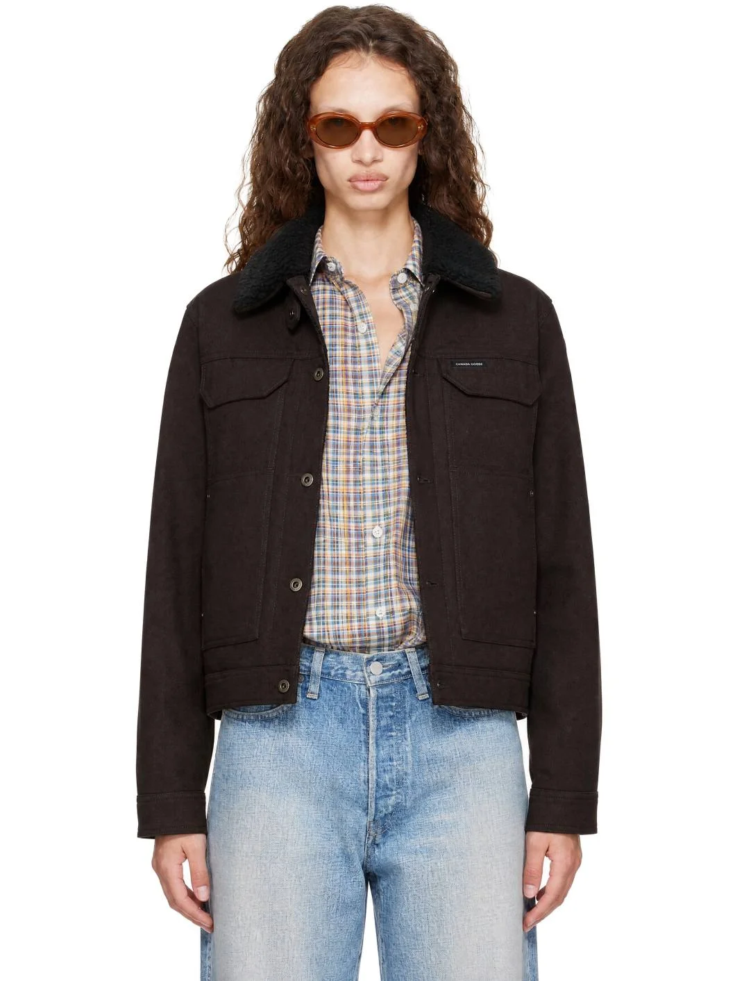 Brown Ash Lightweight Bomber Jacket - 1
