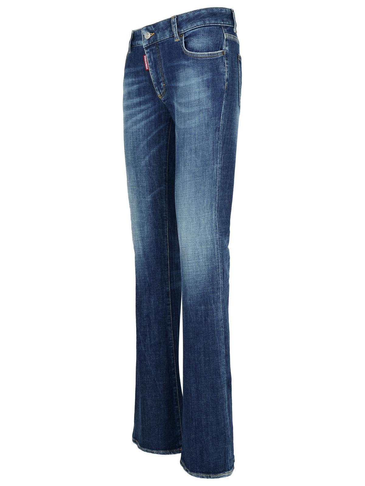 Dsquared2 'Flare' Navy Denim Jeans Woman - 2