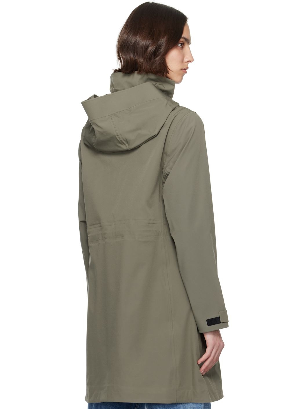 Khaki 'Black Label' Cardero Raincoat - 3