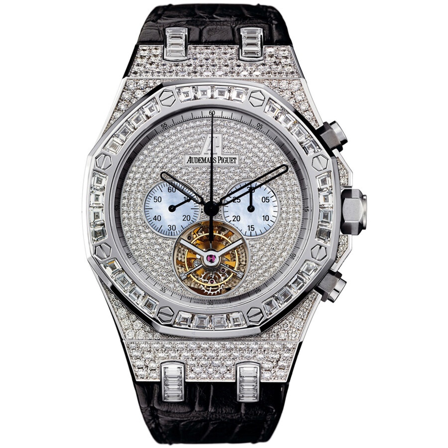 Audemars Piguet Royal Oak Diamond Tourbillon Chronograph White Gold Men's Watch 26116BC.ZZ.D002CR.01 - 1