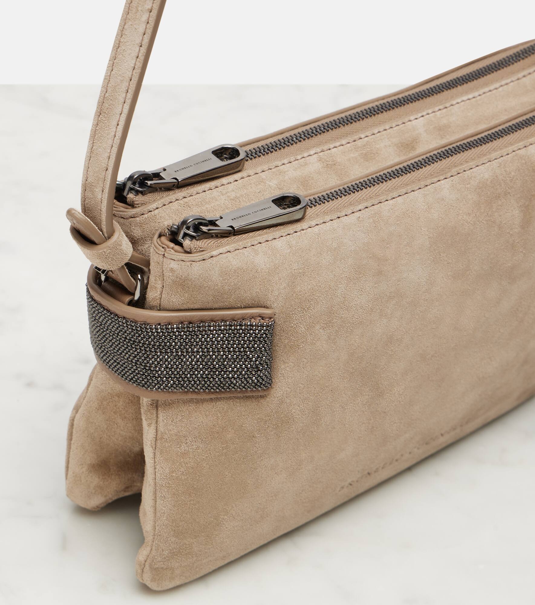 Essence Monili Small suede shoulder bag - 6
