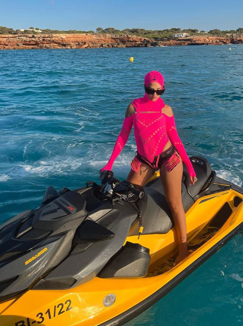 PEARL BODYSUIT SHOCKING PINK 7