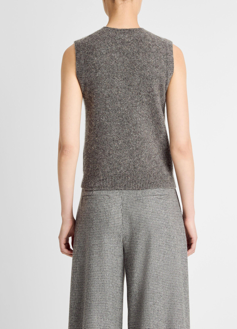 Vince Donegal Plush Cashmere Sweater Vest outlook
