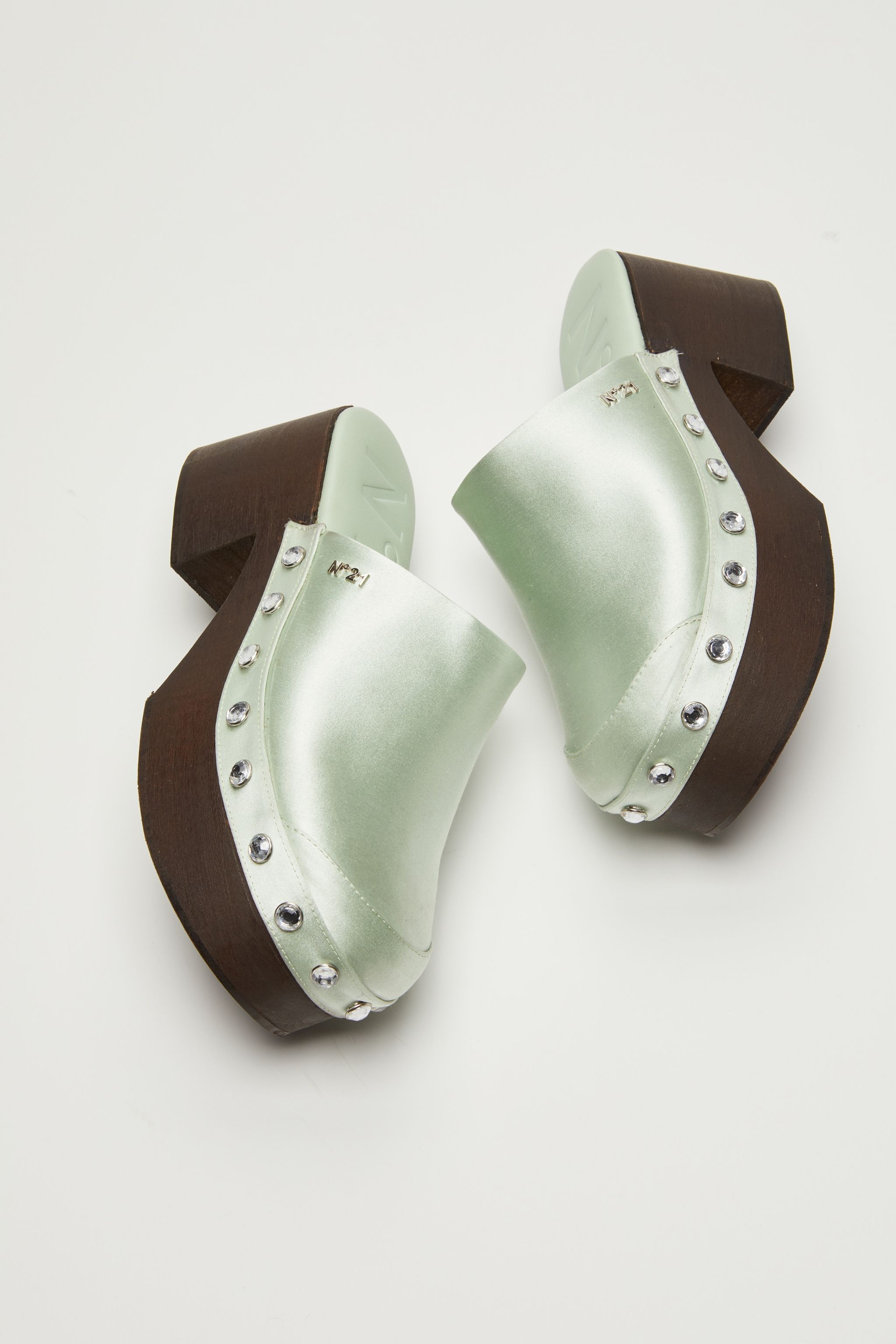 CRYSTAL-EMBELLISHED CLOGS - 4