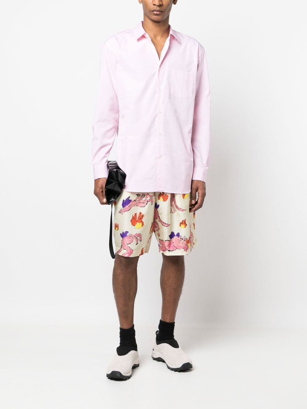 graphic-print bermuda shorts - 2