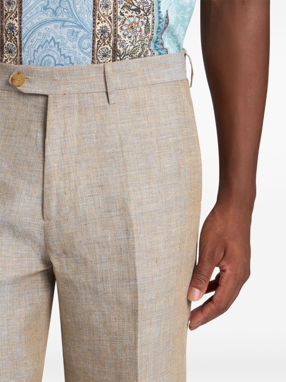 linen shorts - 4