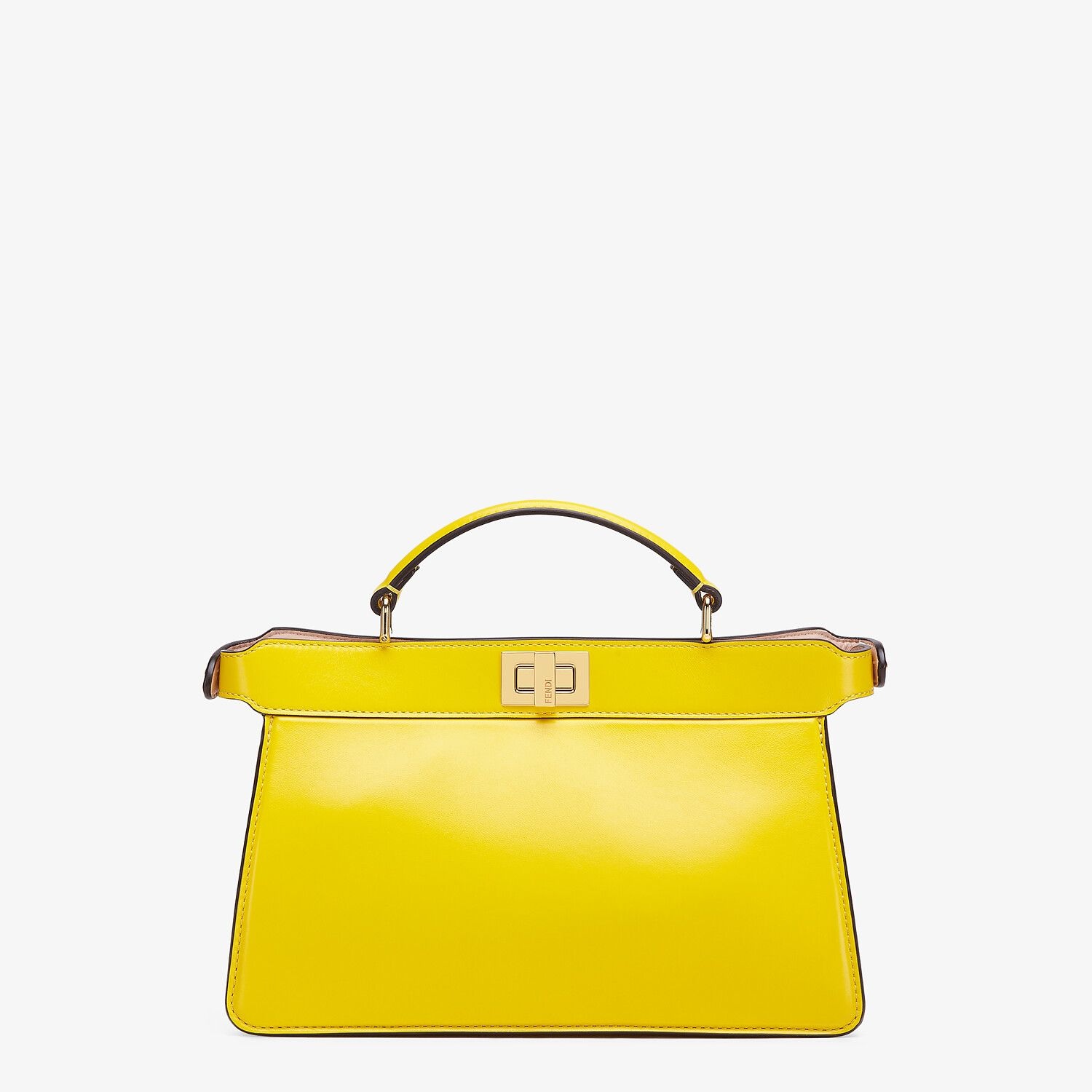 Yellow leather bag - 3