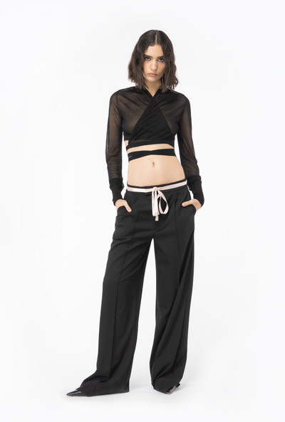 PINKO PINKO REIMAGINE TROUSERS WITH RIBBON BY PATRICK MCDOWELL outlook