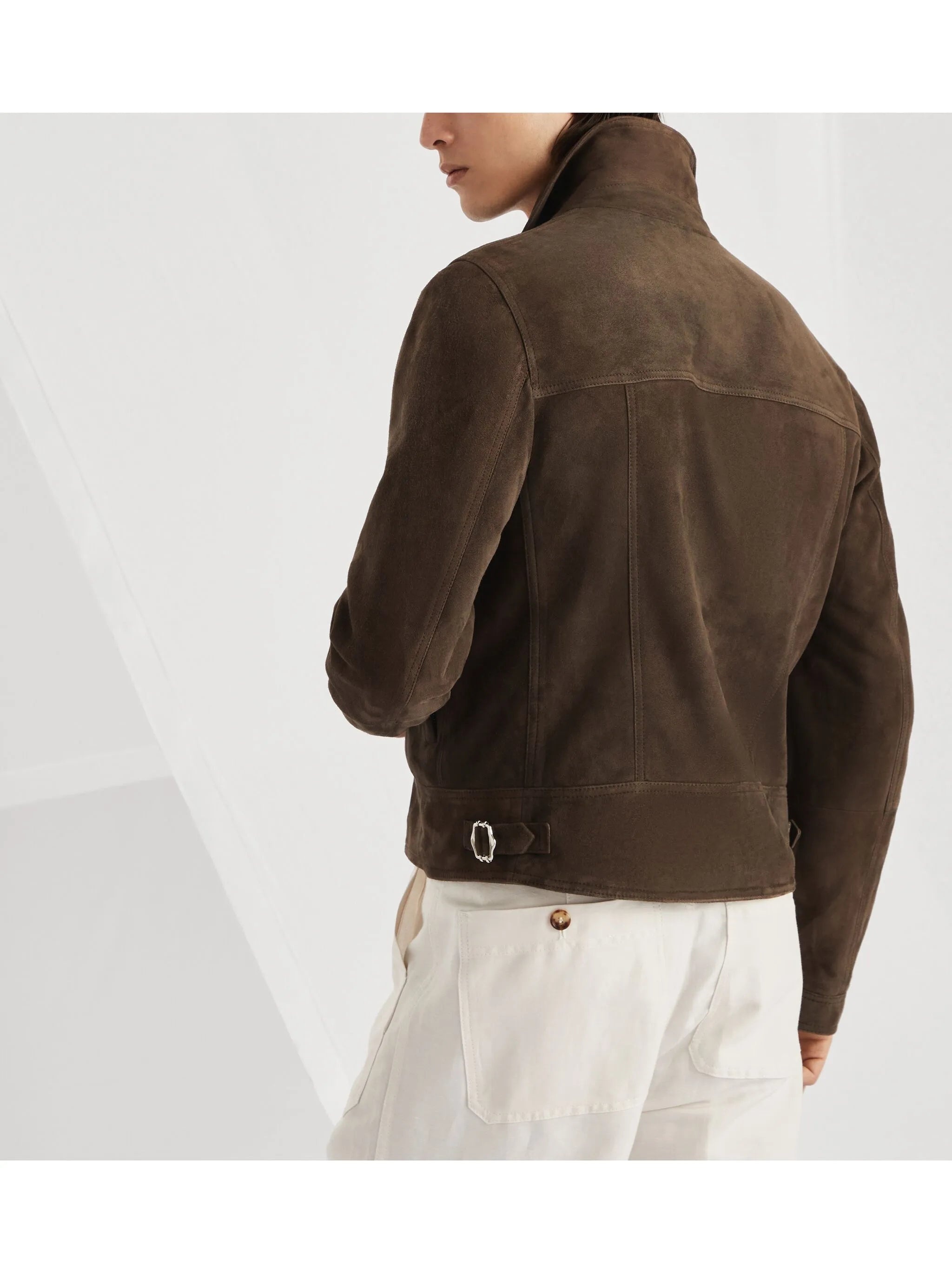 Suede Biker Jacket - 4