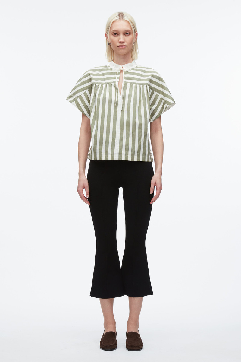 3.1 Phillip Lim Striped Open Neck Top with Ties outlook