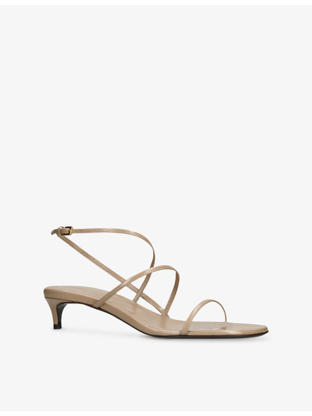Loop Kitten-Heel Leather Sandals - 3