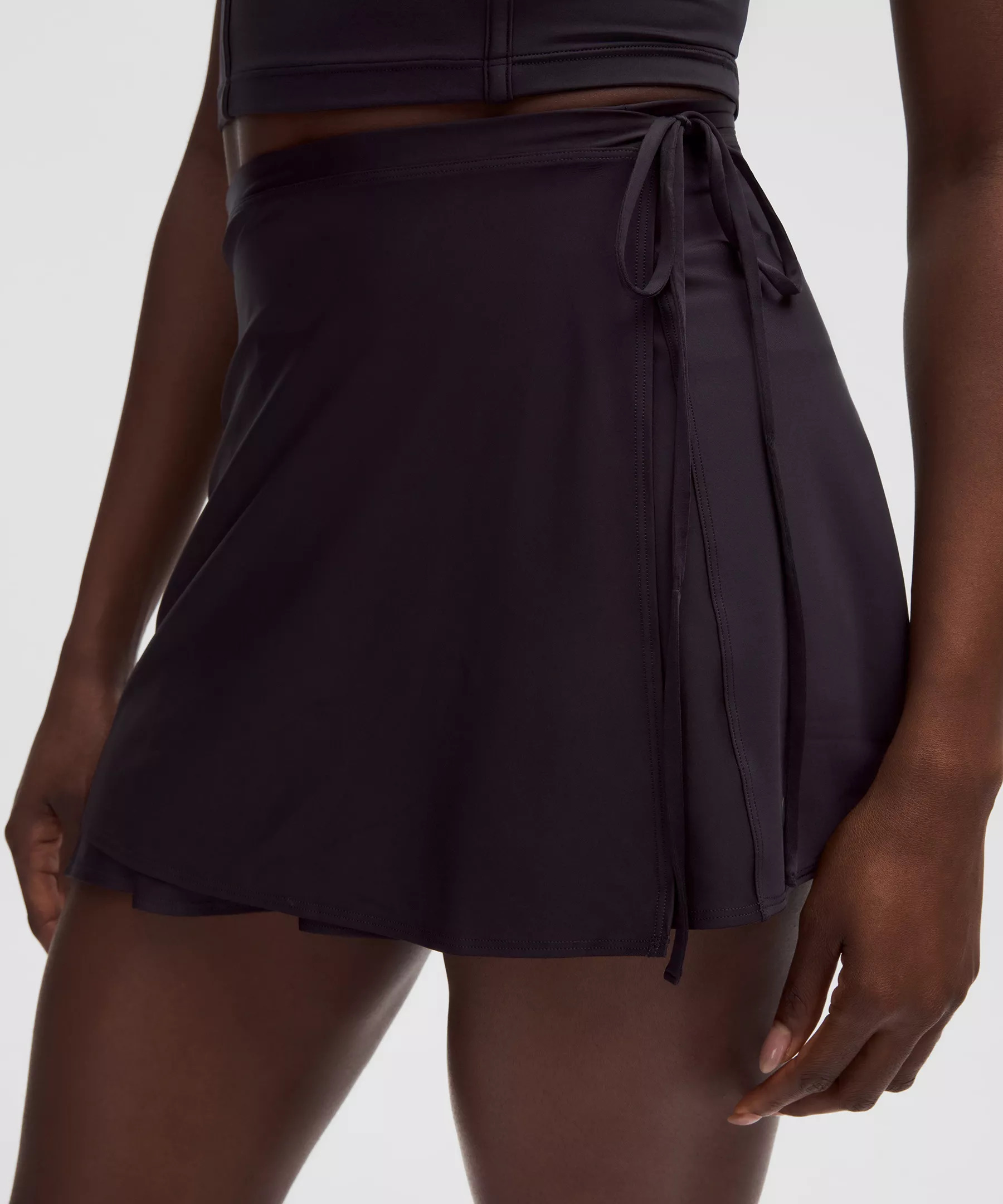 Satin Ballet High-Rise Wrap Skirt - 4