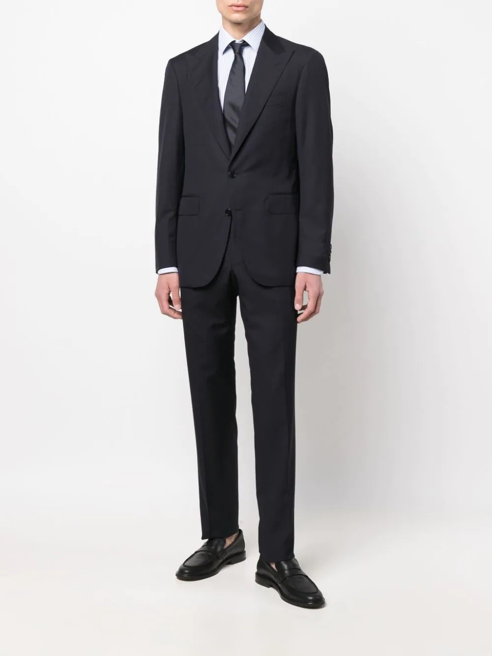 tailored single-breasted suit - 2