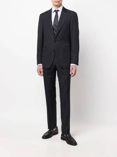 Canali tailored single-breasted suit outlook