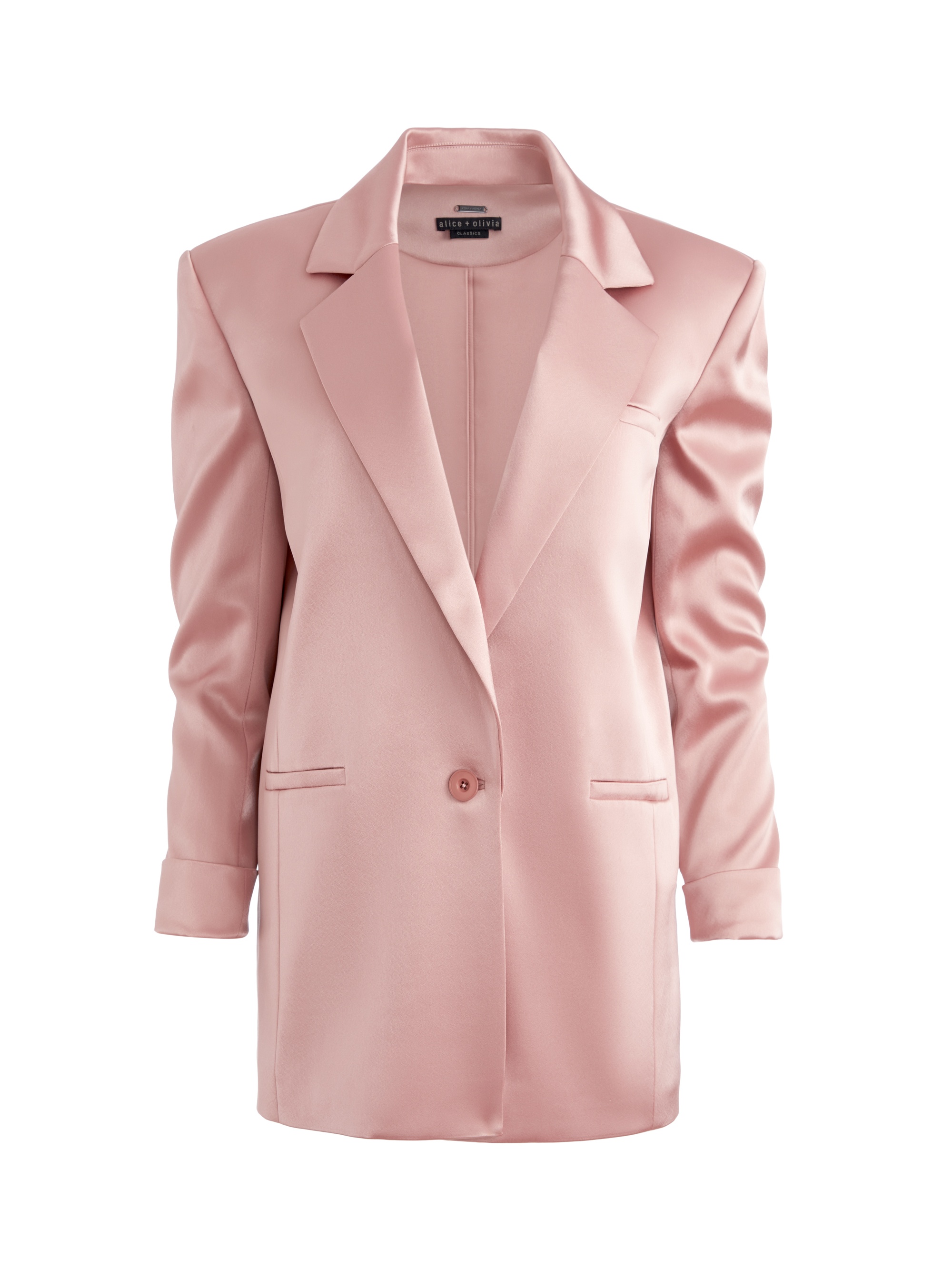 SHAN RUCHED SLEEVE BLAZER - 1