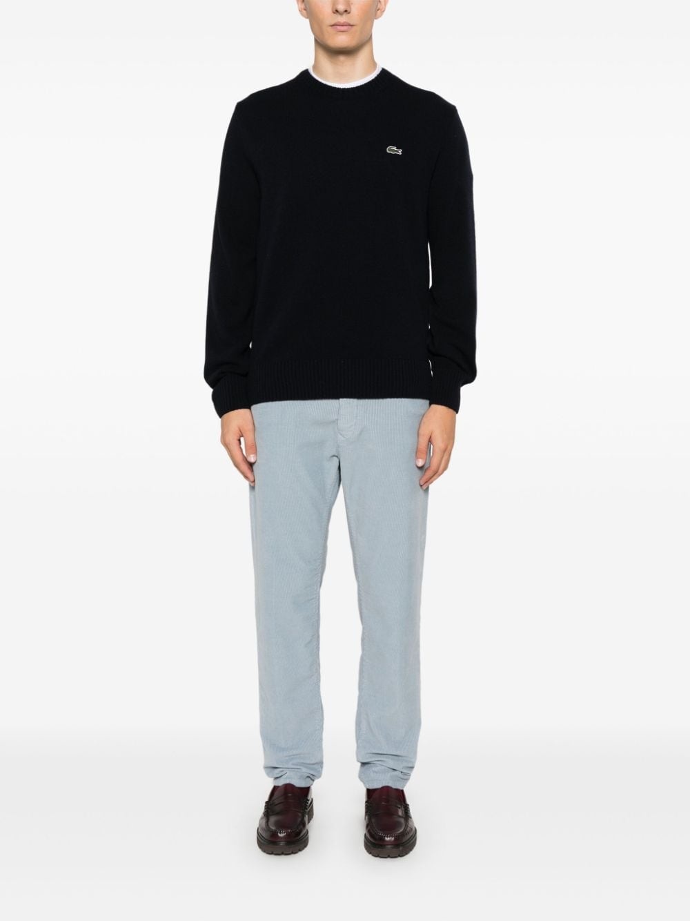 wool crew-neck sweater - 2