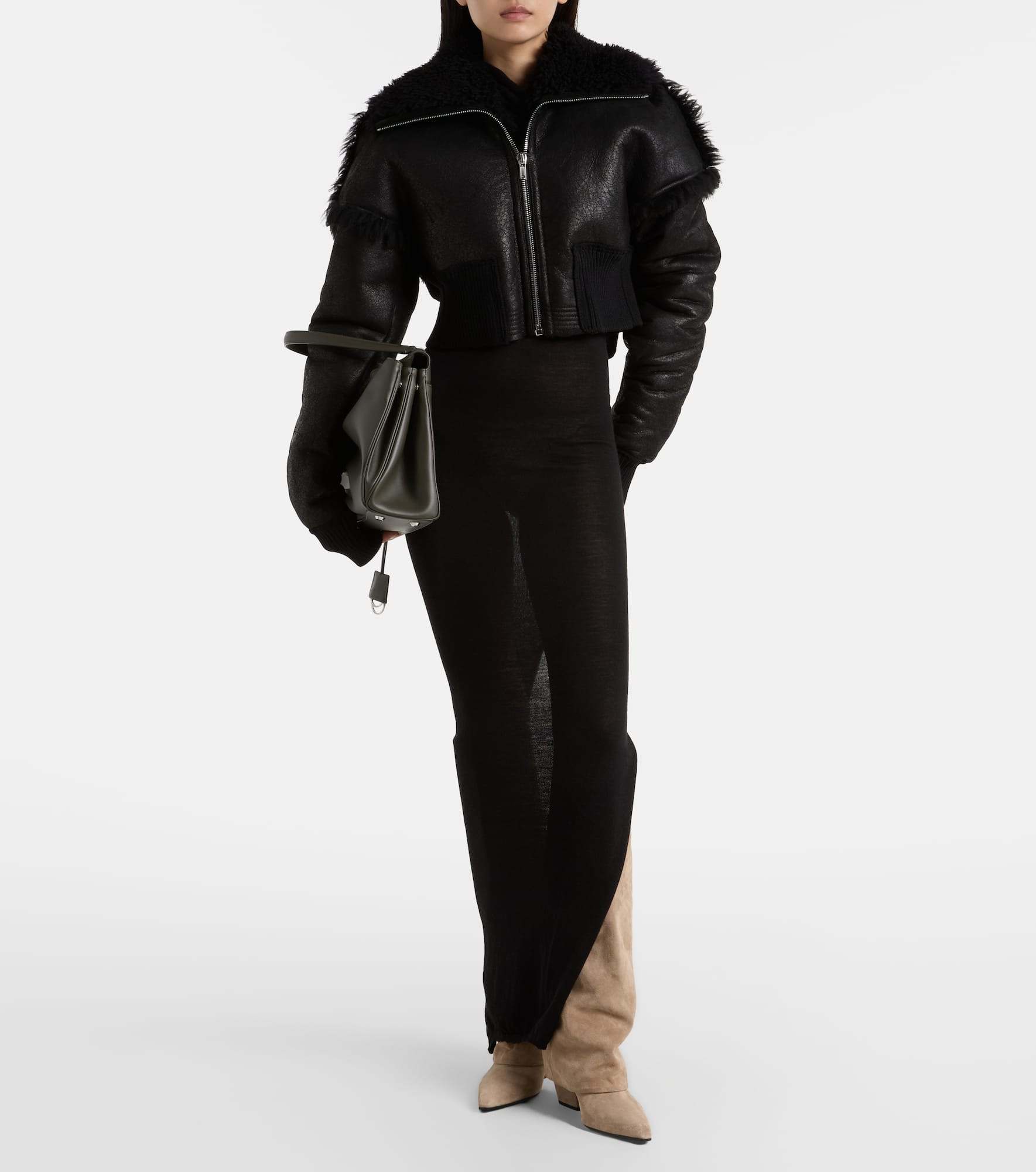 Jane 60 suede knee-high boots - 3