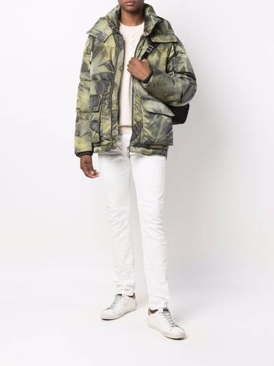 Golden Goose camouflage-print padded coat outlook