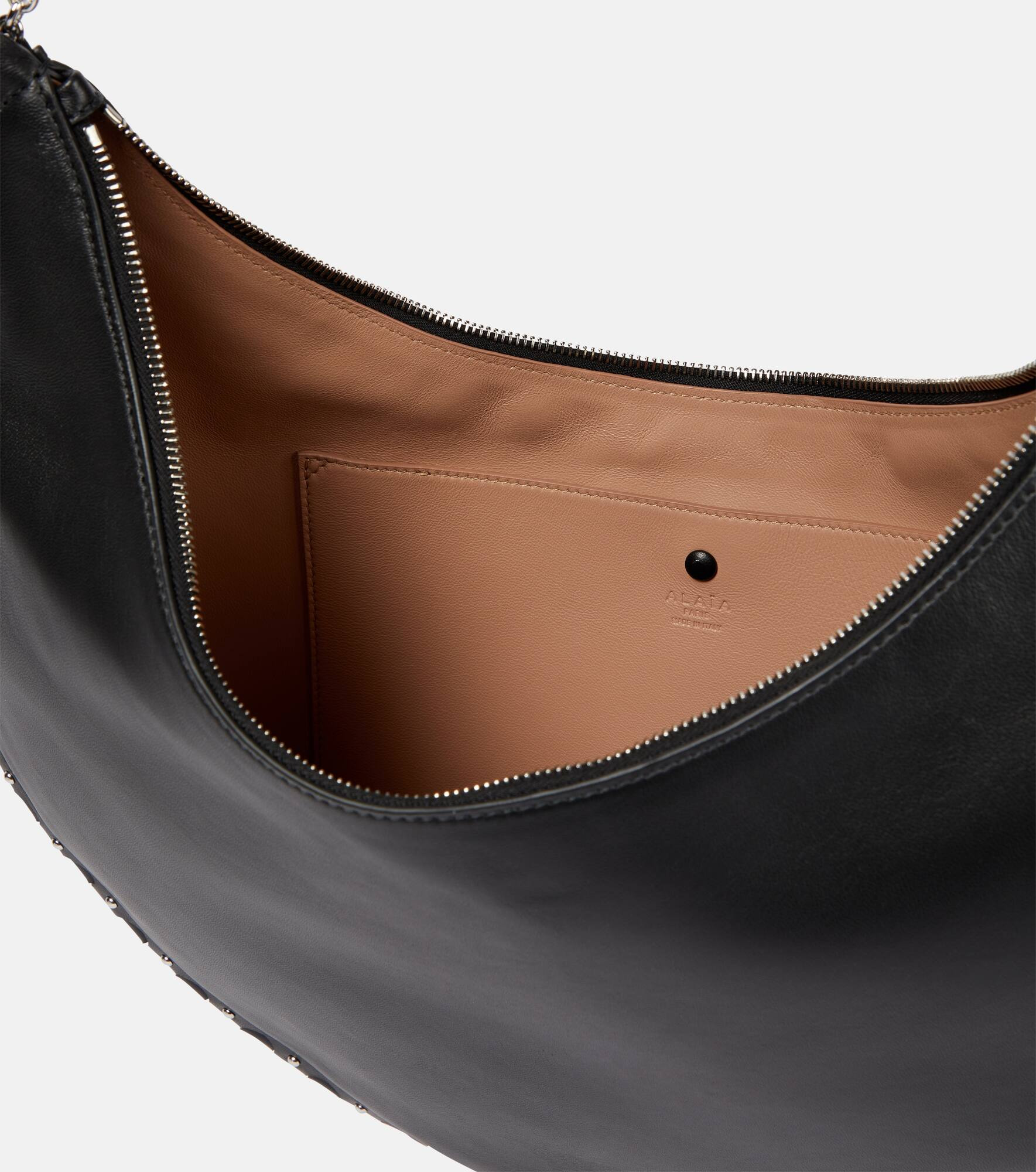 Le Demi-Lune Large leather shoulder bag - 3